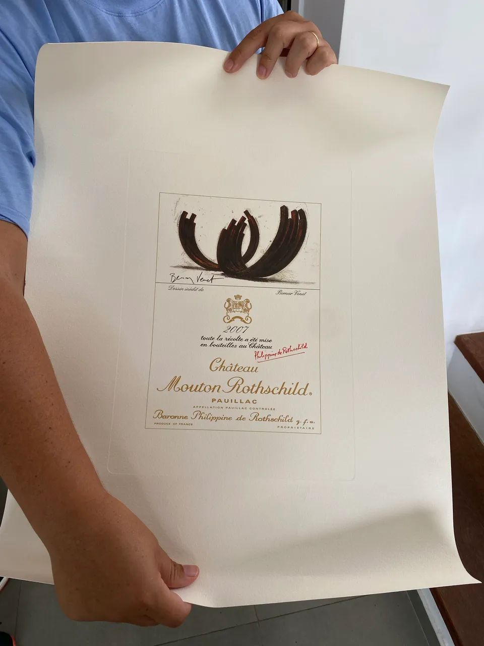 Print artística Mouton Rothschild