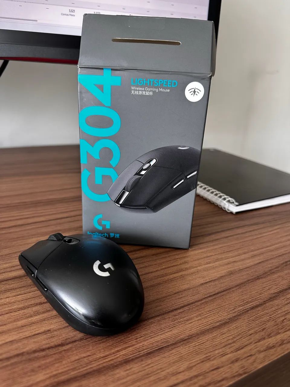 Mouse Logitech sem fio gamer 