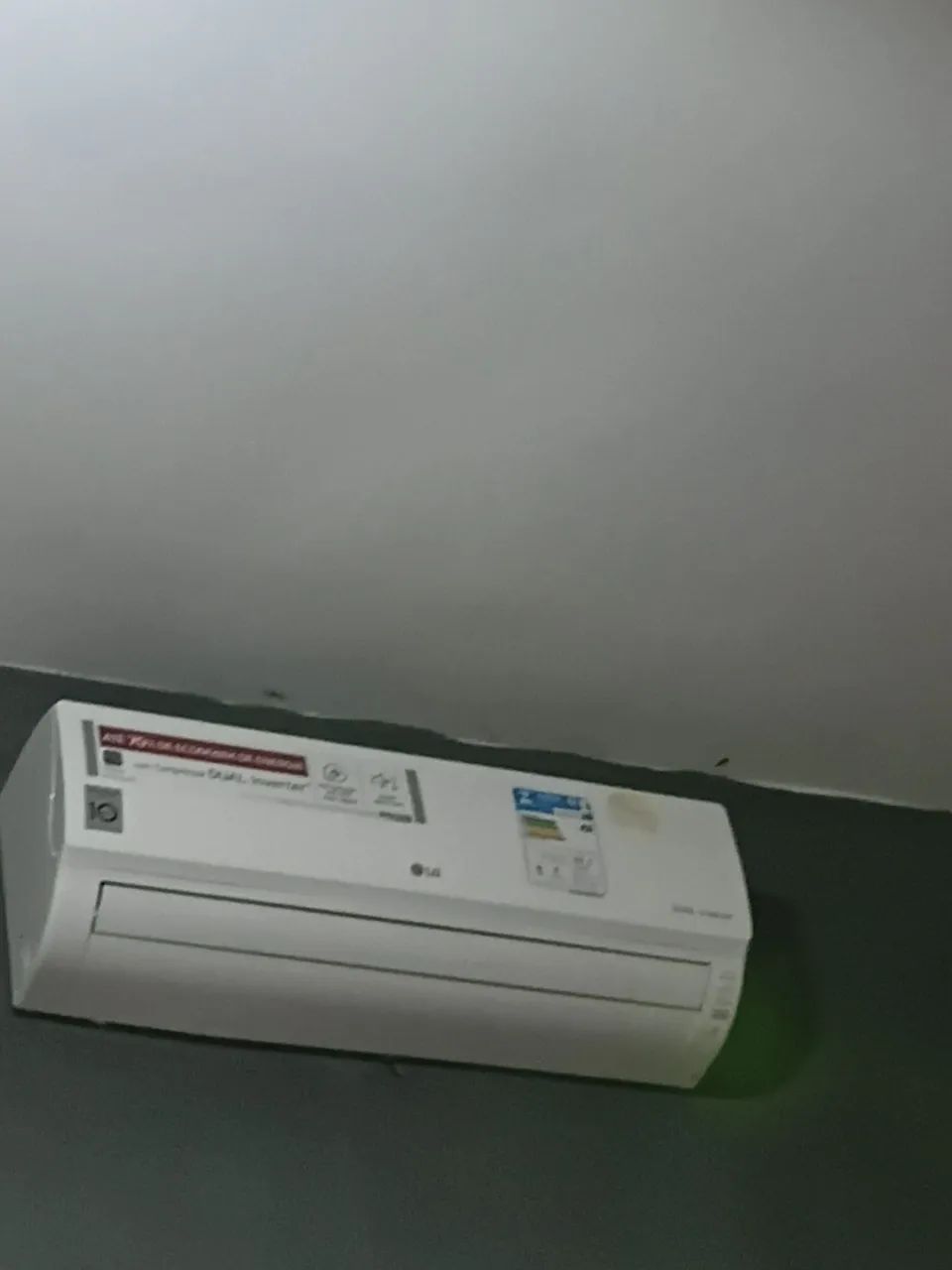 Ar-condicionado 9000btus frio semi novo dual inverter lg 