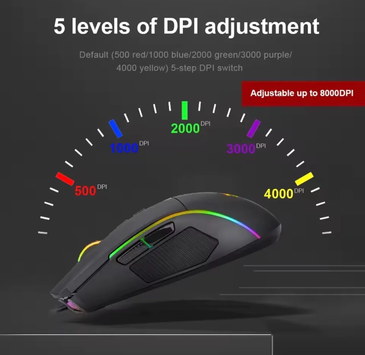 Mouse Redragon G105 Lonewolf - Foto 2