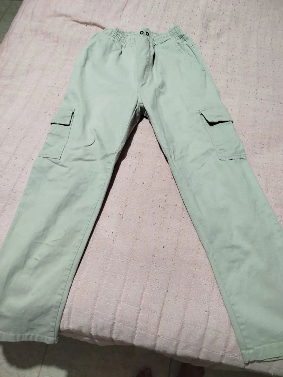 Calça cargo bege - Foto 3