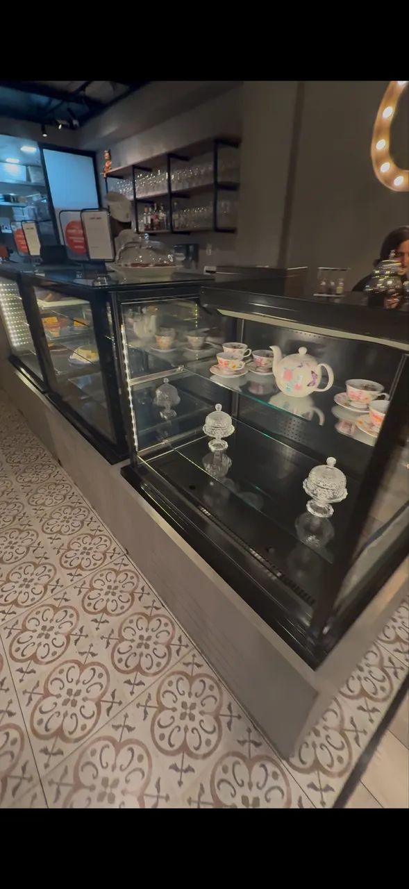 Vitrine expositor refrigerada da polimetal