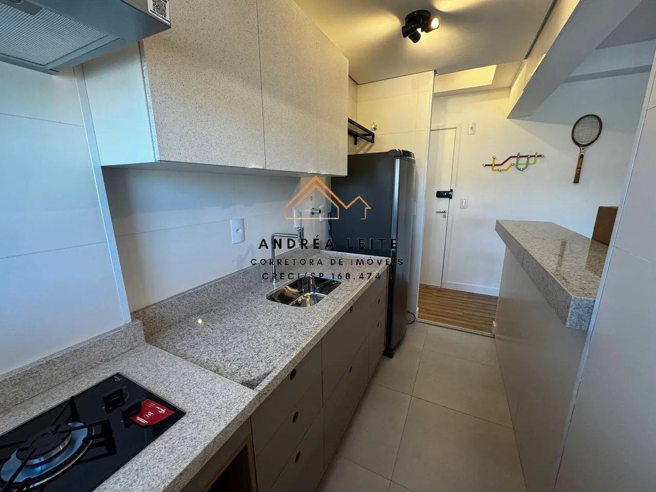 Apartamento mobiliado para locação com 1 dormitório, garagem coberta - Foto 4