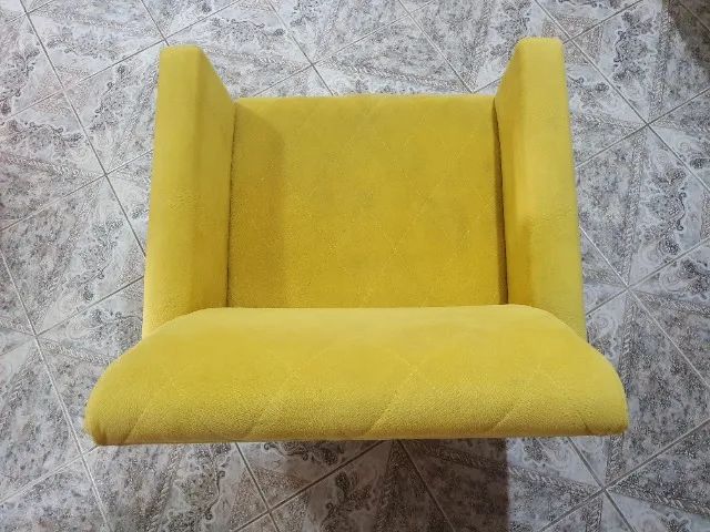 Poltrona de Balanço c/ Molas (Giro Trancado - Leia a Descrição)488186000620933124