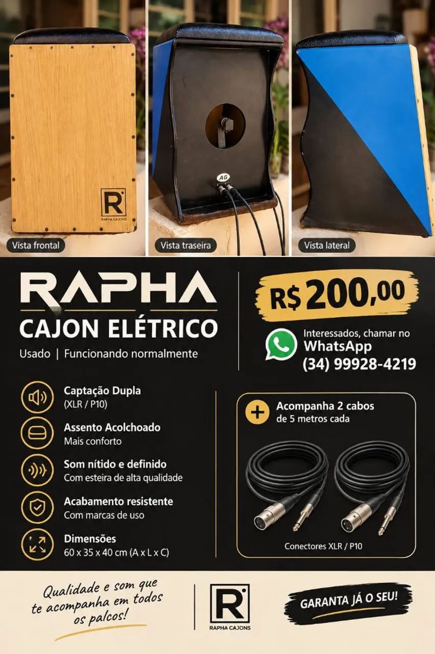 CAJON ELÉTRICO RAPHA