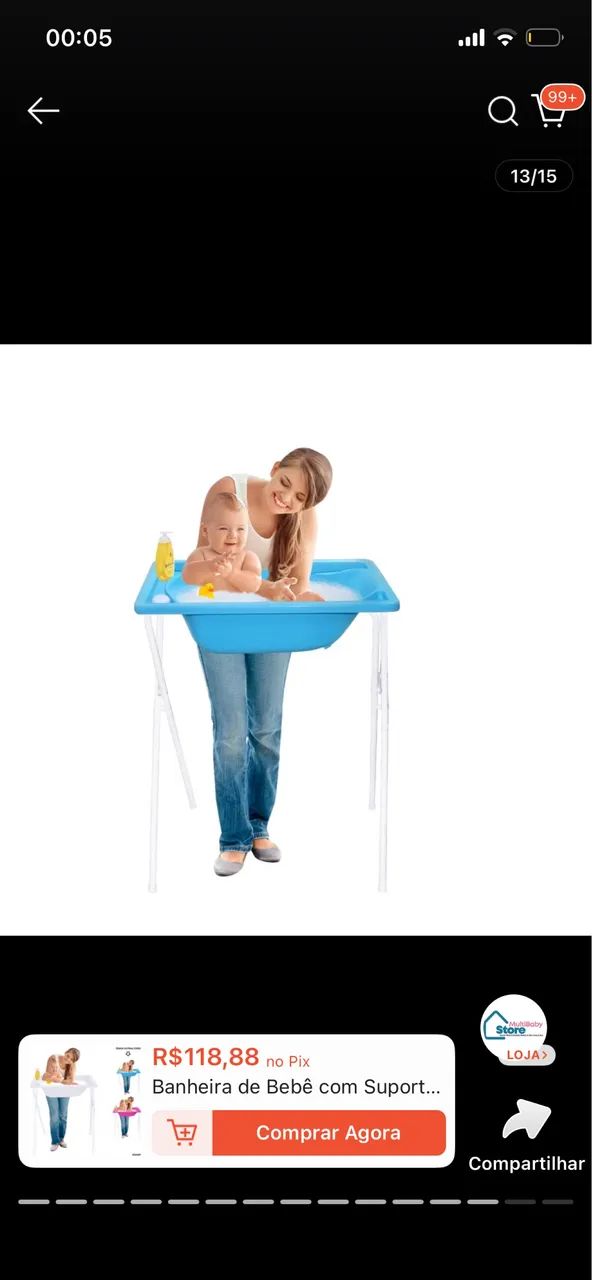 vendo banheira bebe