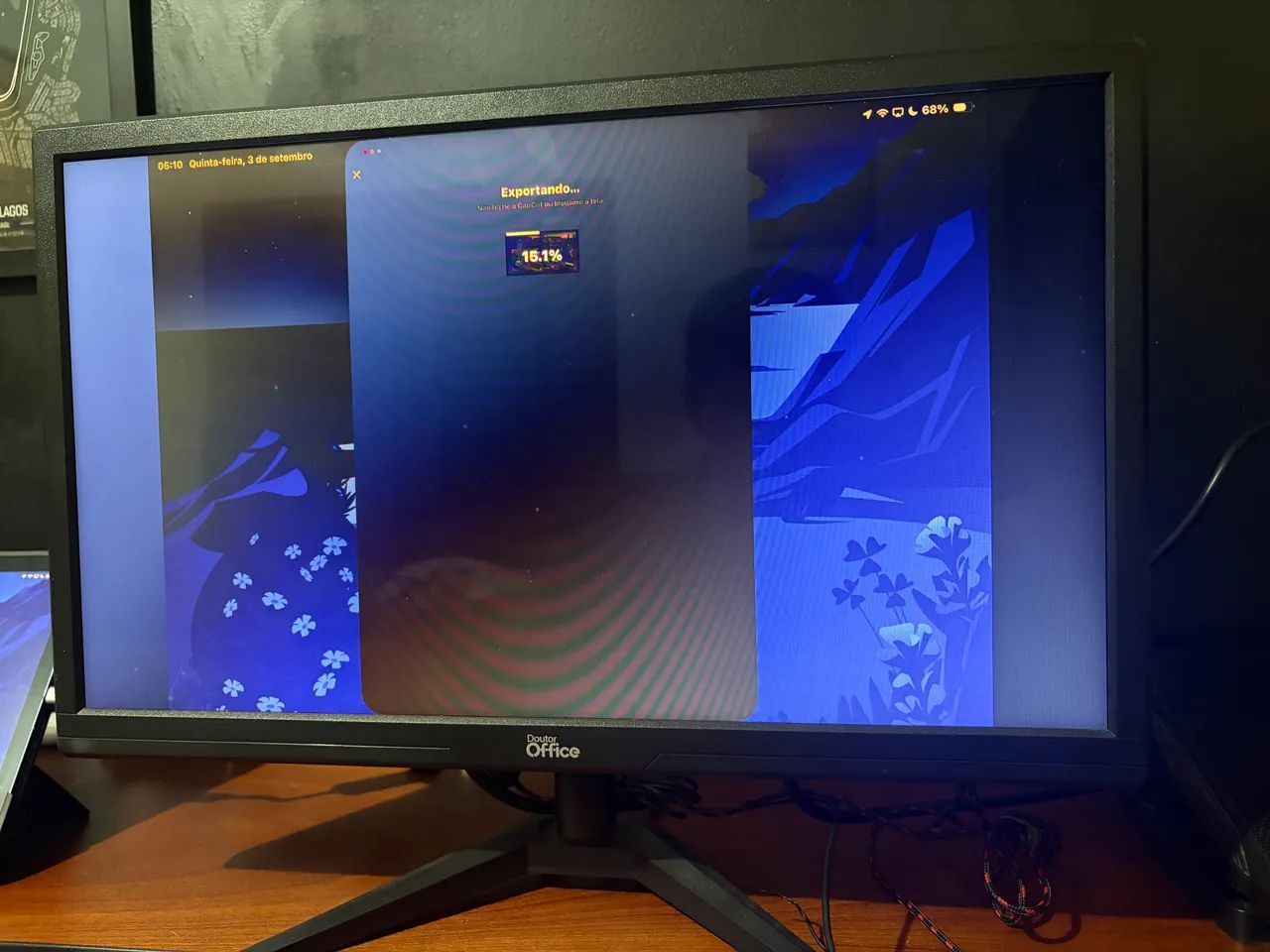 Monitor 20 polegadas Doutor Office 70hz 2 portas HDMI - Foto 2
