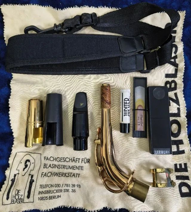Sax Alto MIb JUPITER JAS 769 Completo e Original Excelente. R