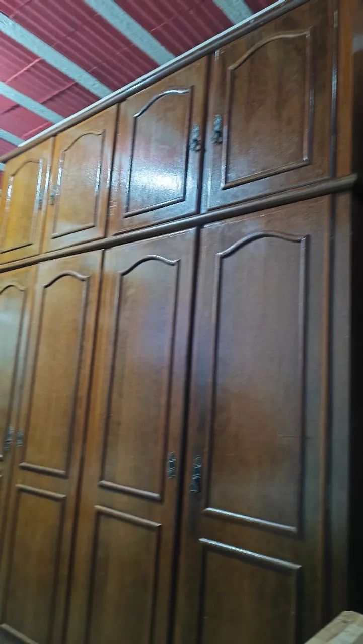 Guarda roupa antigo - Mogno - Foto 2