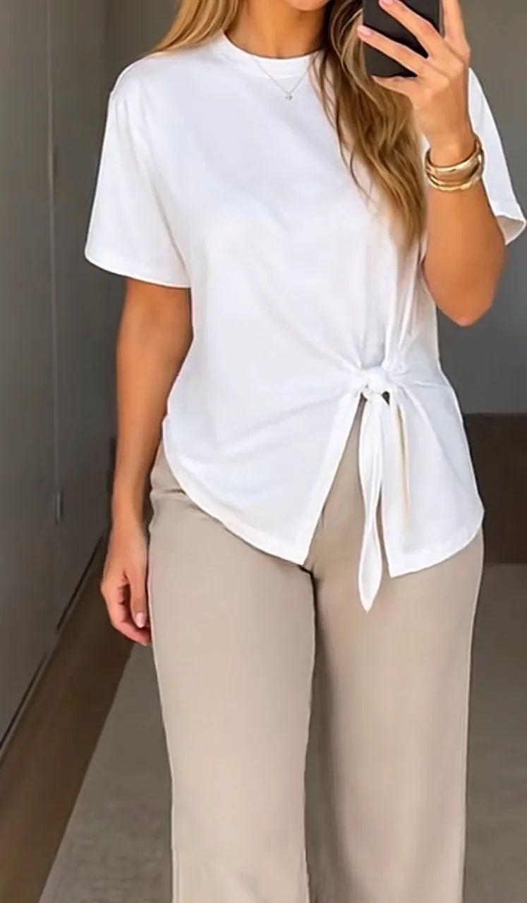 Blusa amarração lateral  - Foto 2