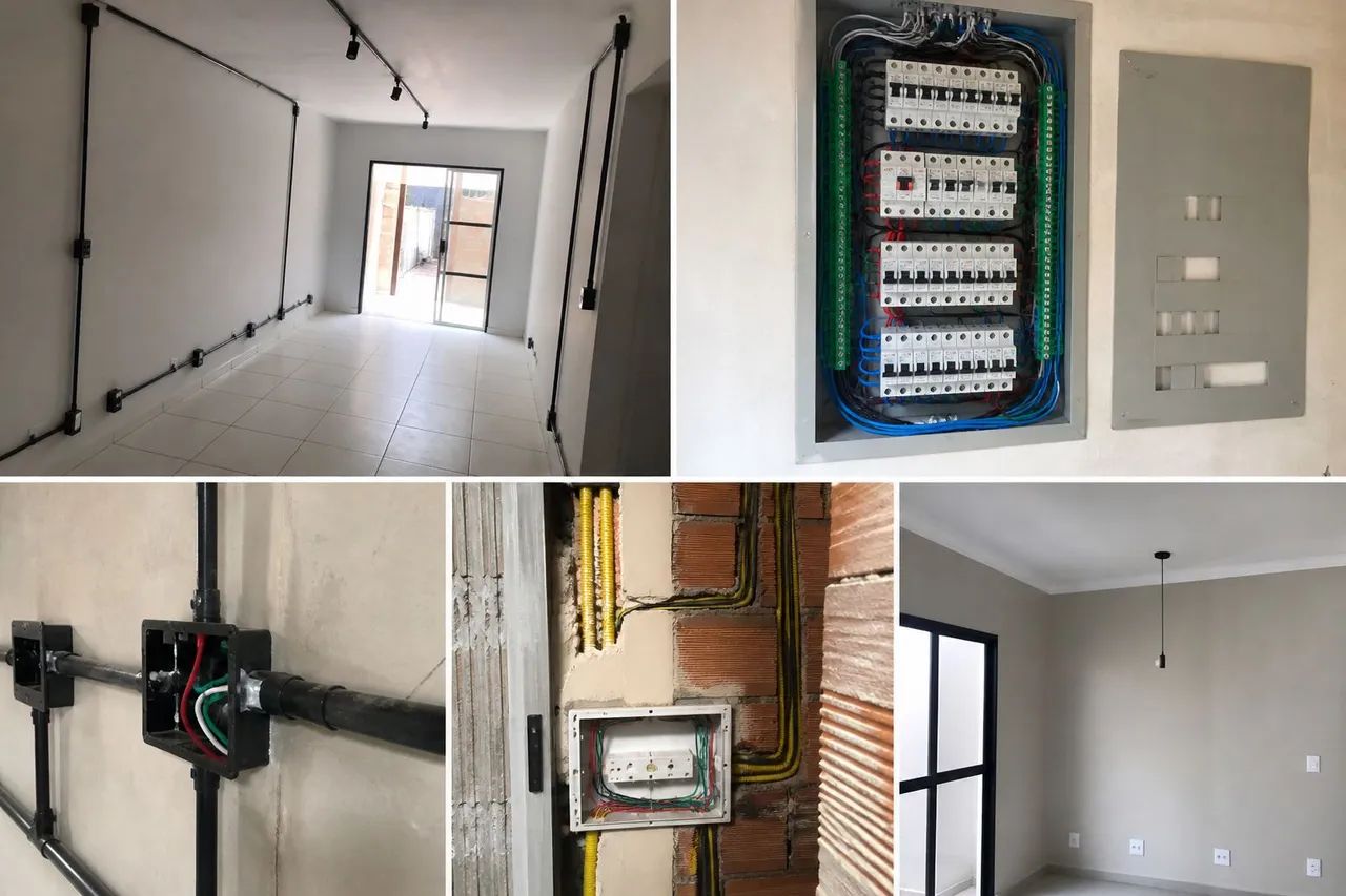 Serviços elétricos residências ou Indústriais. 
