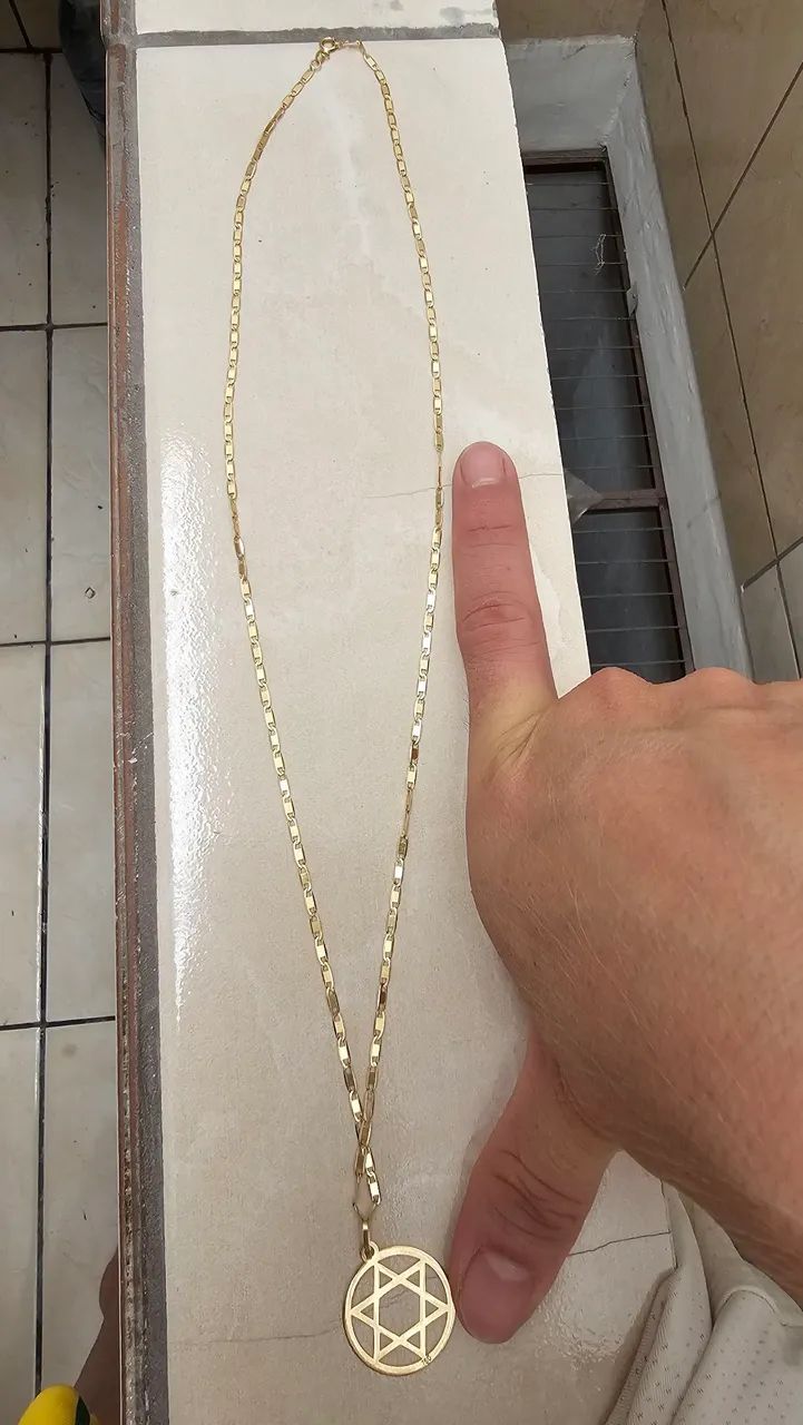 Cordão de ouro 18k 70cm - Foto 5