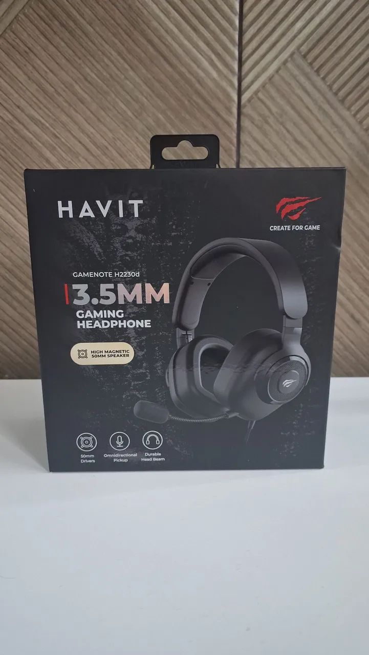 Headset Gamer HAVIT Gamenote H2230d novo ótima qualidade 