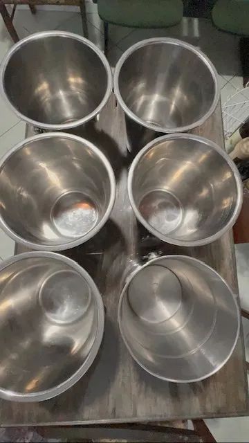 Kit c/6 Balde de gelo de Inox BRINOX  - Foto 2