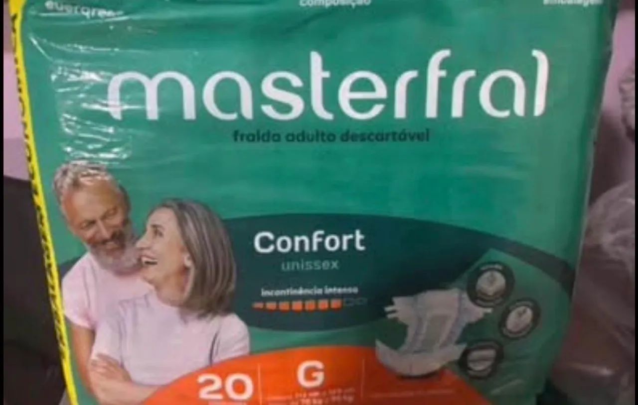 Fralda geriátrica tamanho G 
