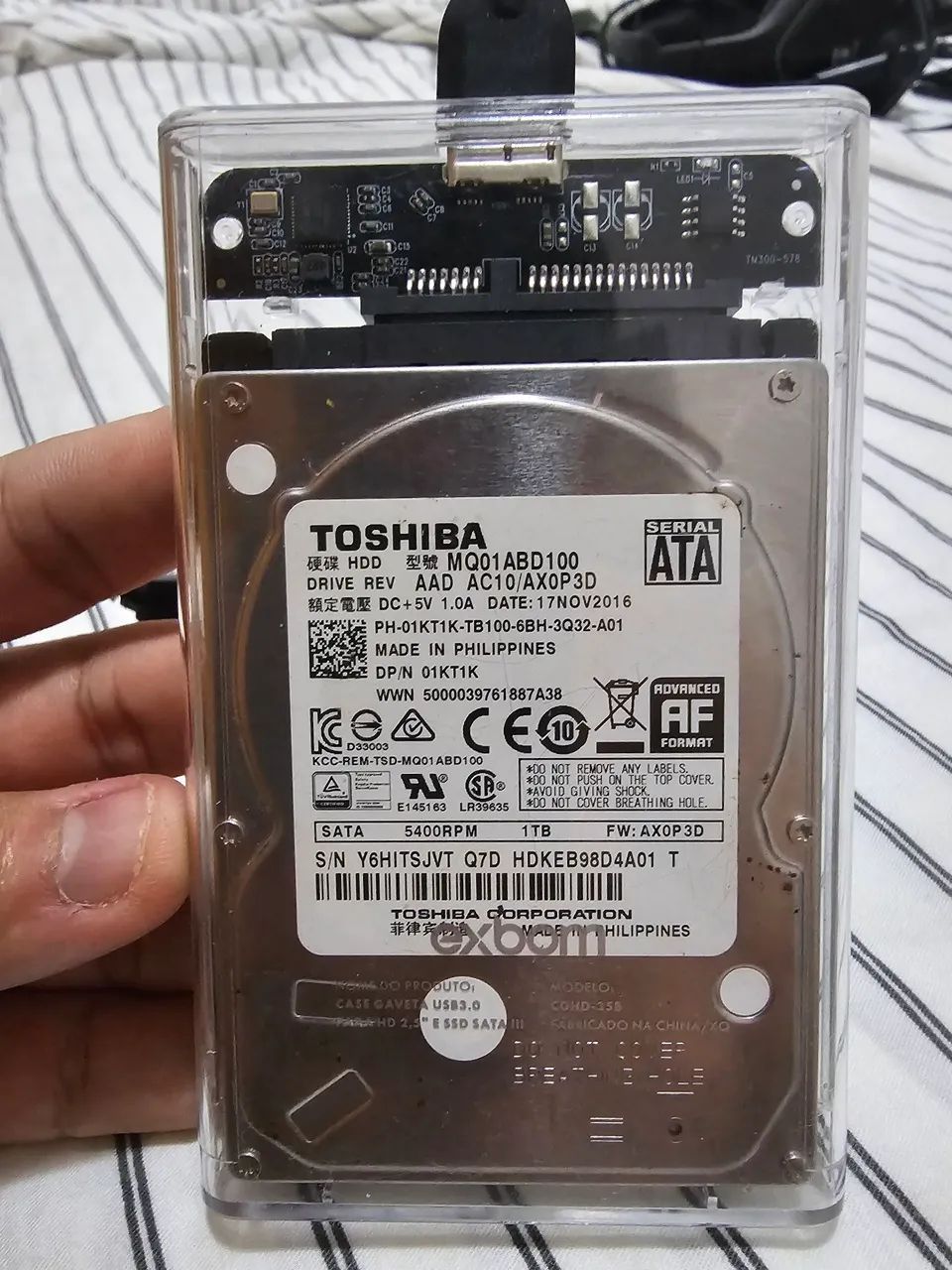 HD Externo - 1 TB Toshiba