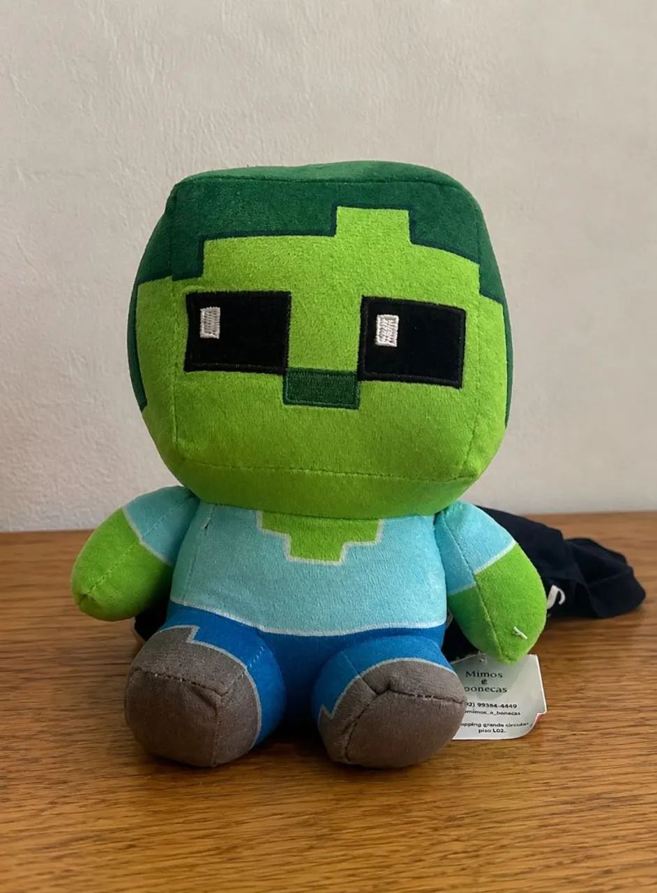 COLEÇÃO MINECRAFT 3 PELÚCIAS | CREEPER, ZUMBI E ENDERMAN - Foto 4