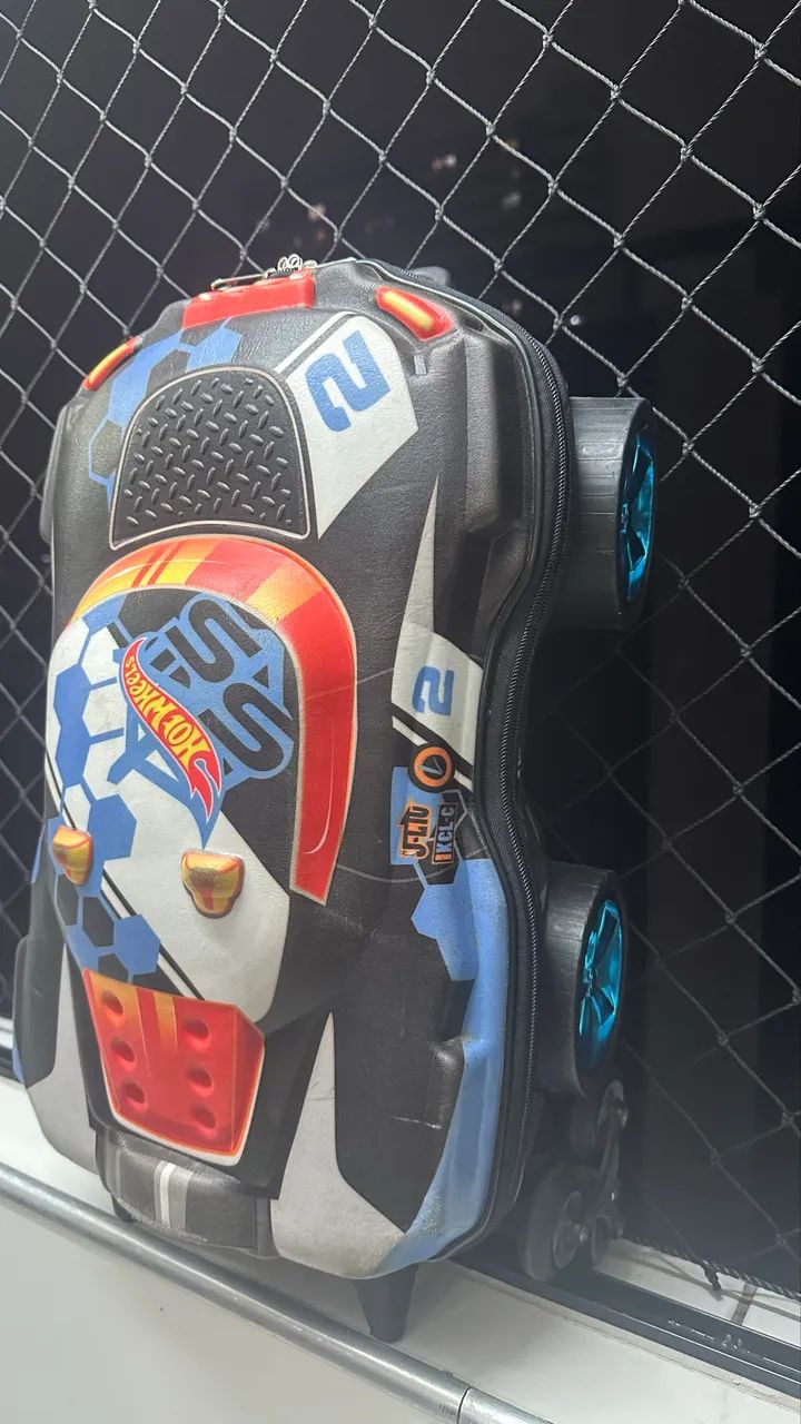 Mochila com rodinhas Hot Wheels  - Foto 2