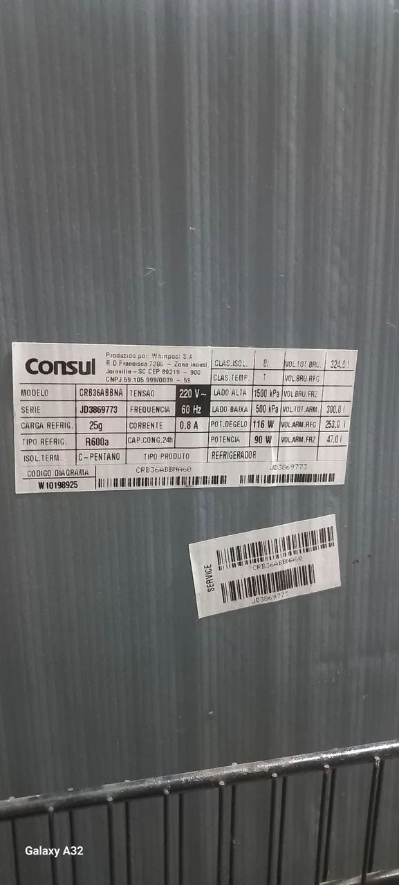 Refrigerador  CONSUL Frost Free324 Lts - Foto 6