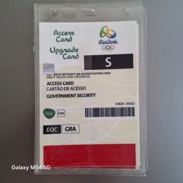 Cartões de Acesso Olimpíadas Rio 2016 - Foto 4