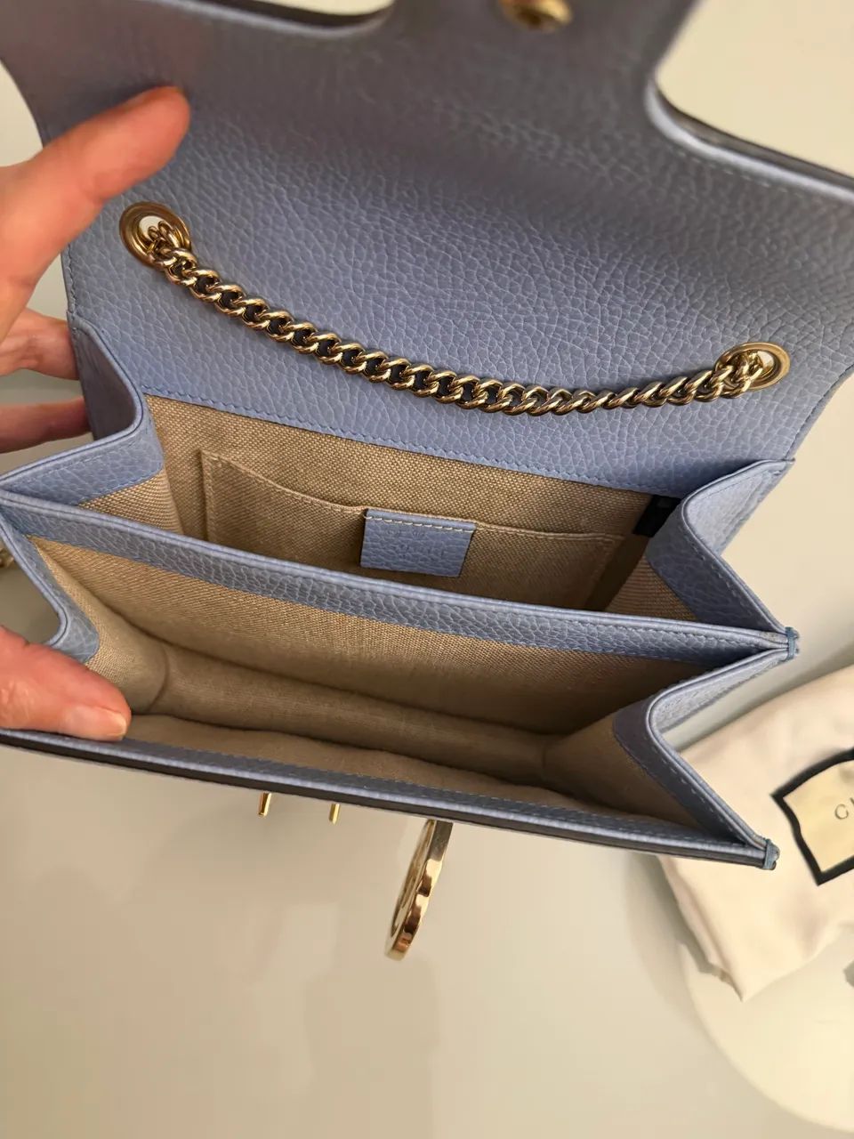 Bolsa Gucci Interlocking Azul - Foto 5