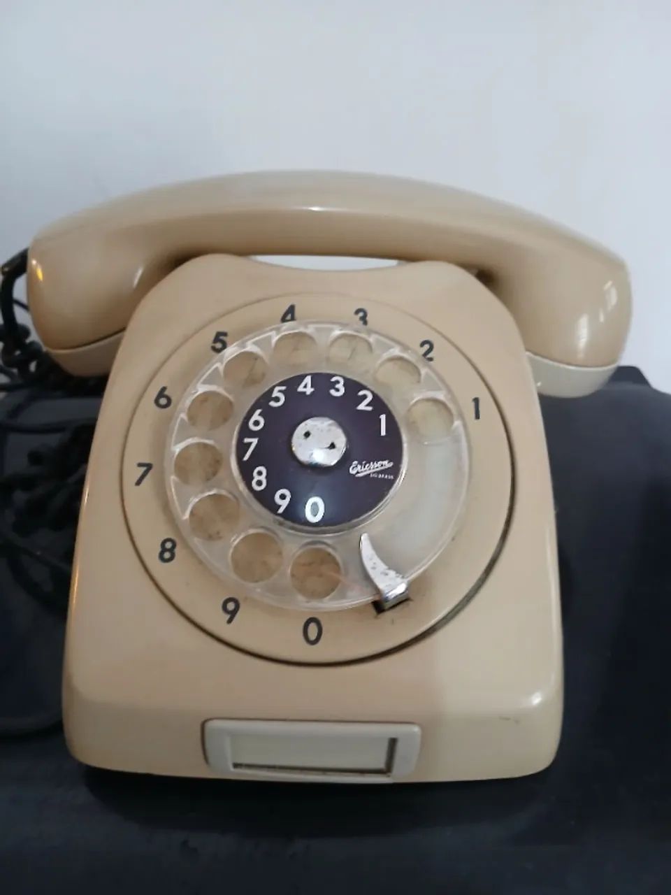 telefone antigo de disco Ericsson - antiguidade - Foto 3
