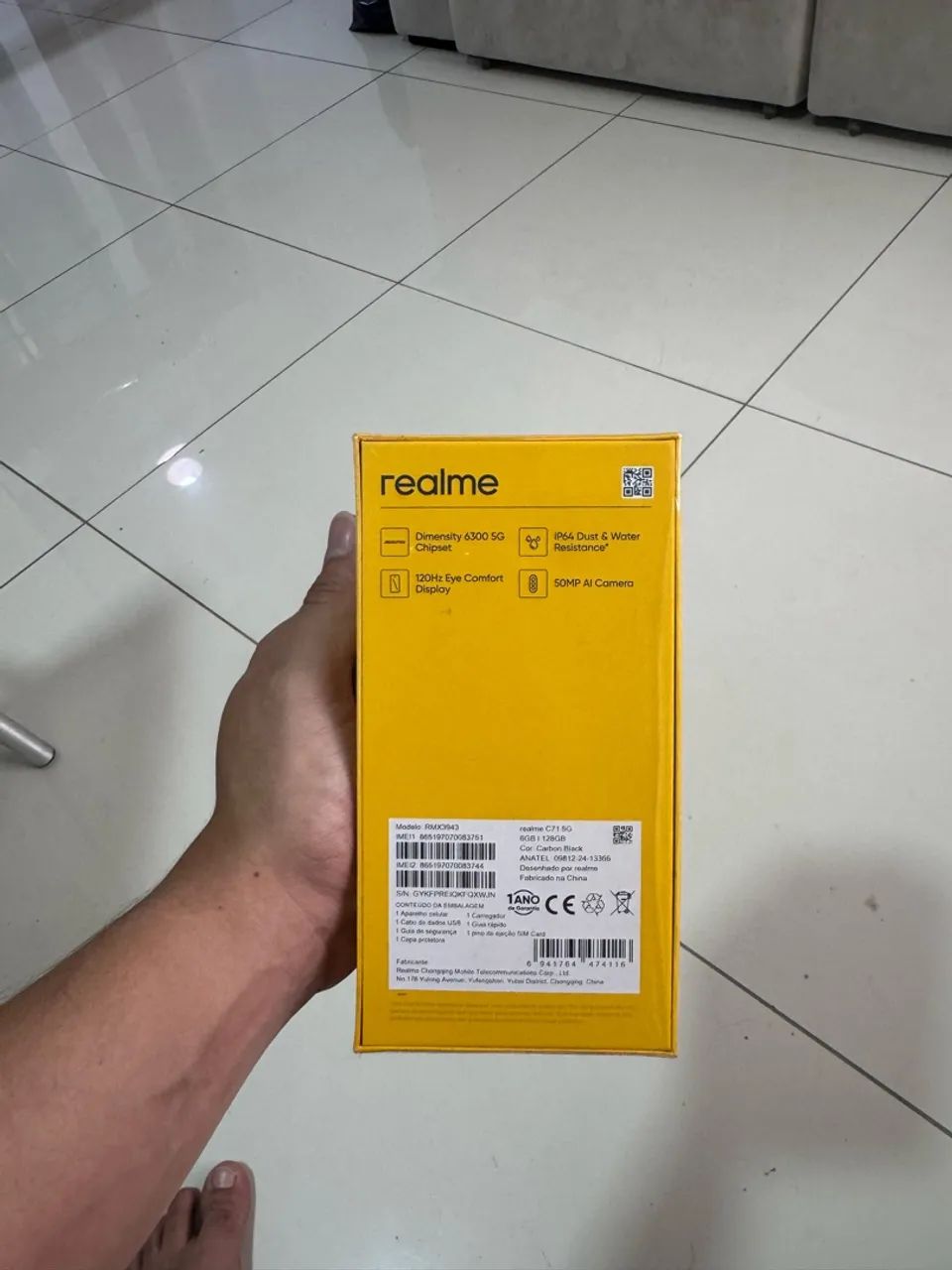 REALME C71 5G 128/6 PRETO - Foto 3