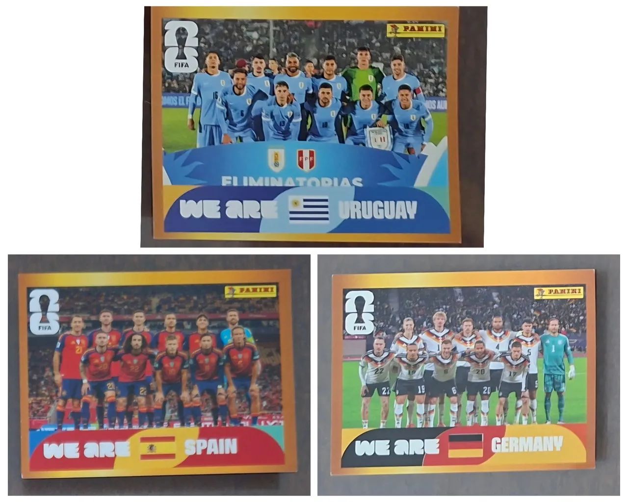 Kit 3 figurinhas da Copa 2026 do McDonald's