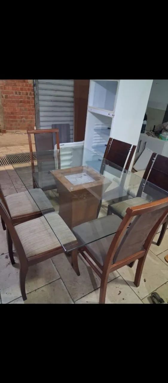 Mesa de jantar 6 cadeiras  - Foto 5