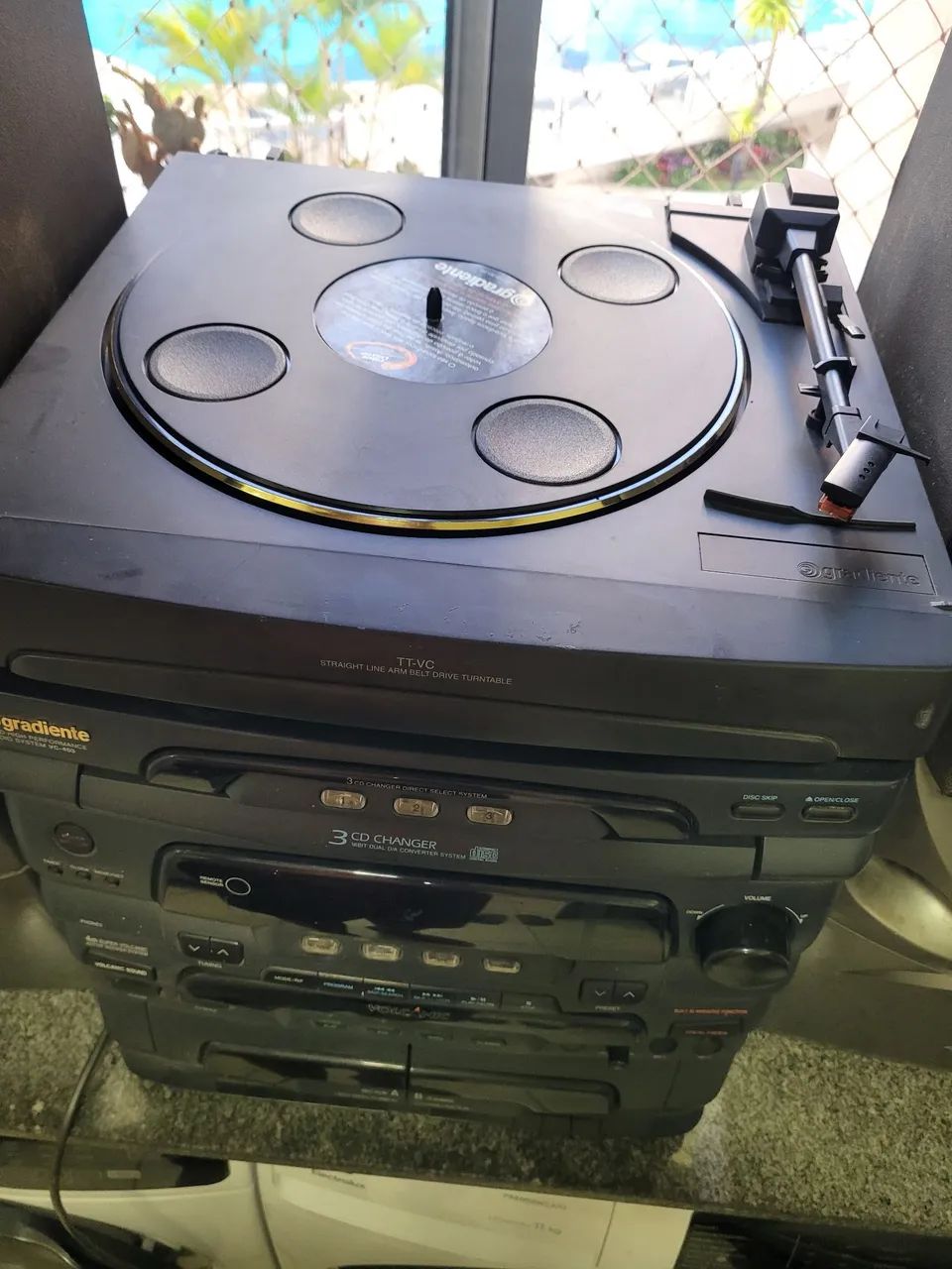 Mini System Super Volcanic Gradiente com Toca Discos - Foto 2
