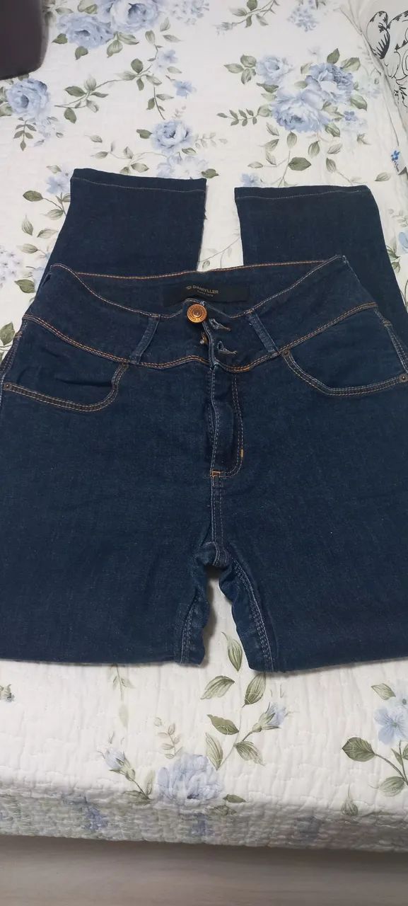Calça Jeans Cigarrete Damyller Original - Foto 4