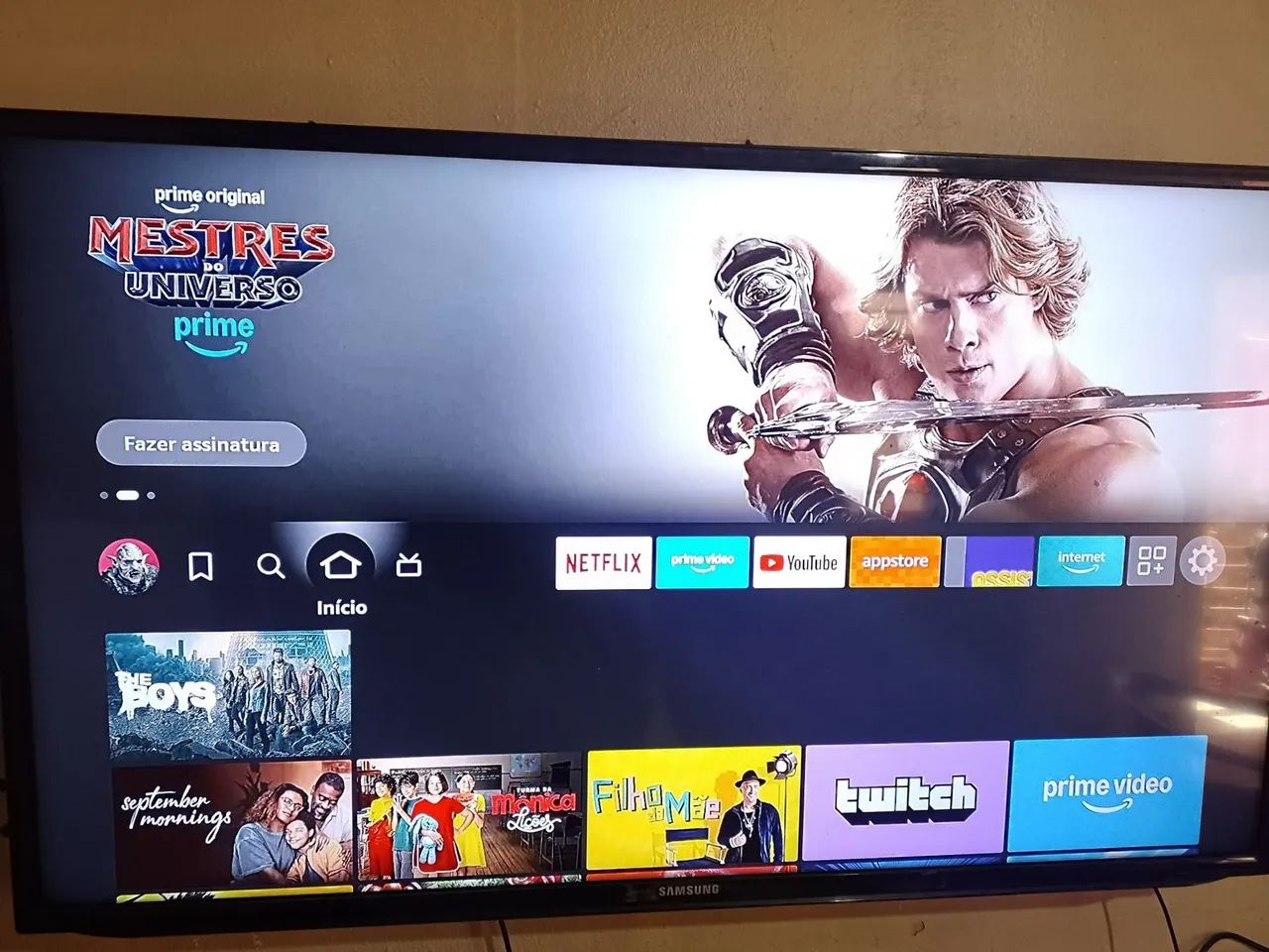 Tv 46 pol, Amazon stick Alexa 