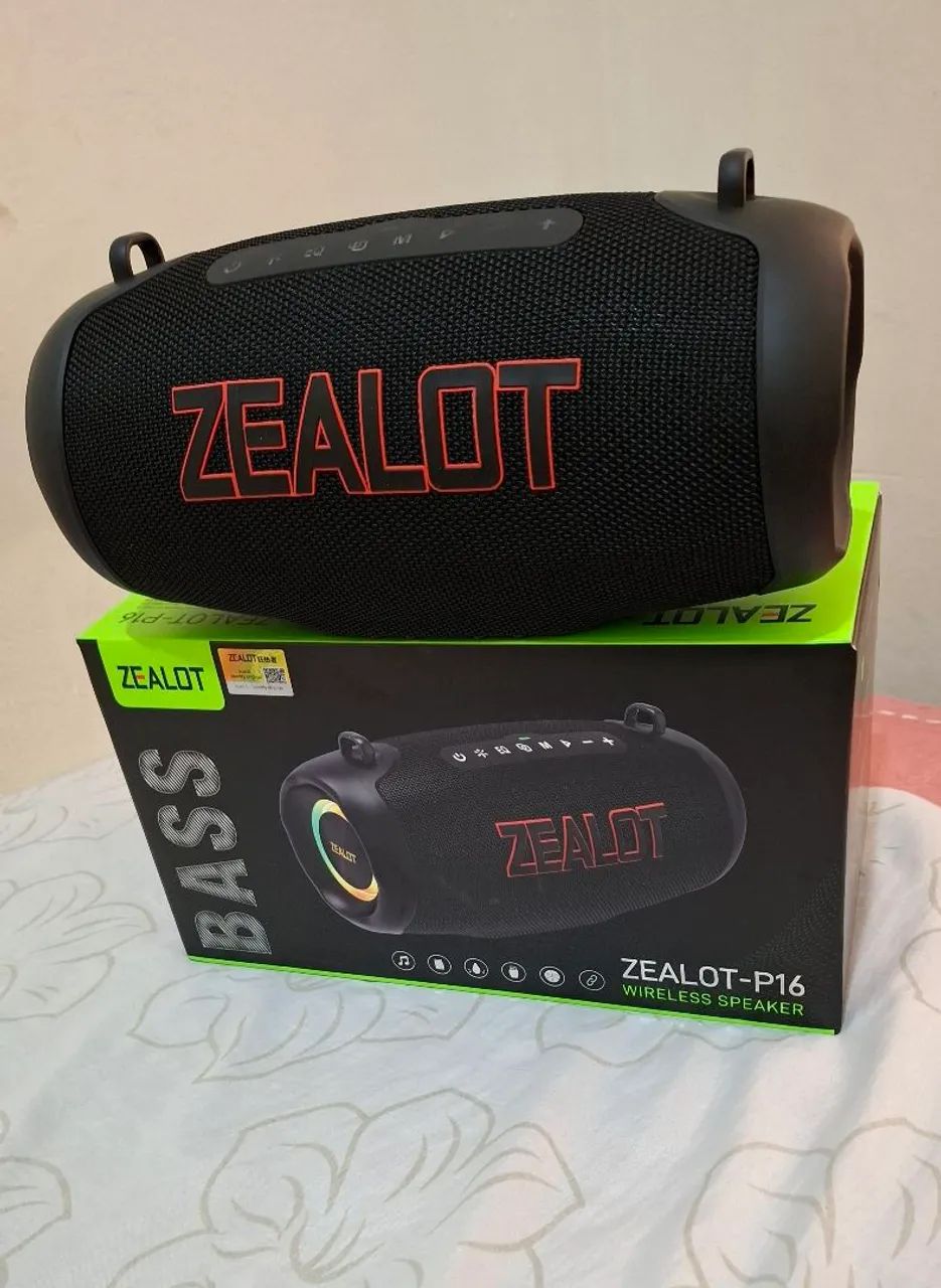 Caixa de som Bluetooth zealot 60w