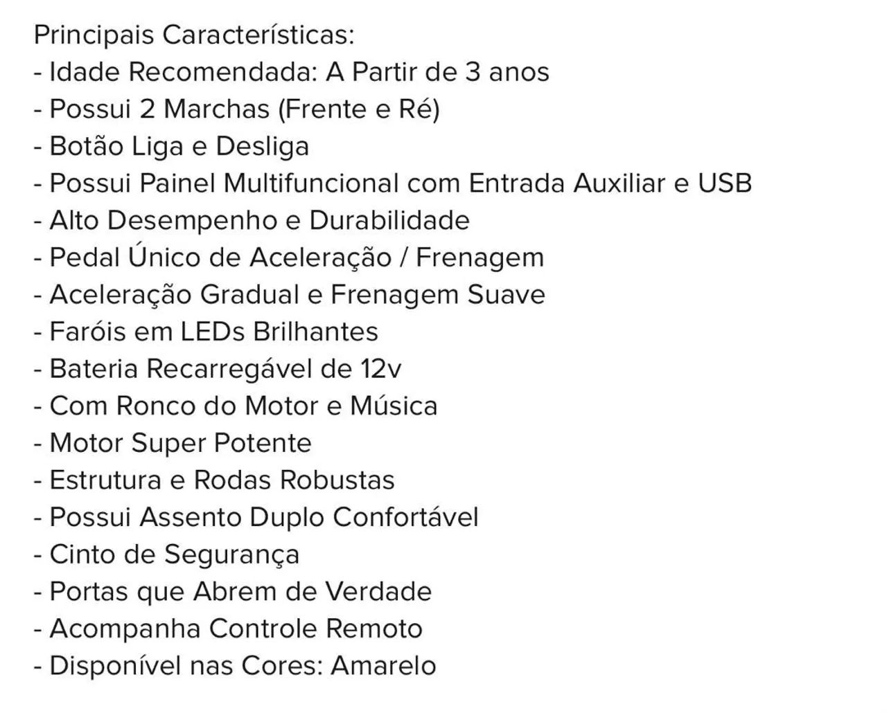 Carro elétrico infantil  - Foto 2