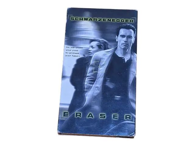 FILME VHS ERASER RARIDADE 