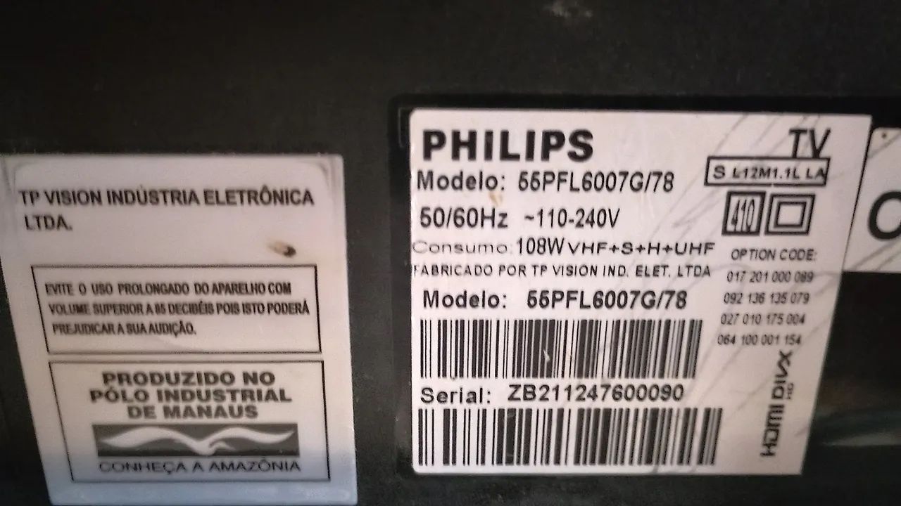 Vendo TV Philips 55 polegadas  - Foto 3