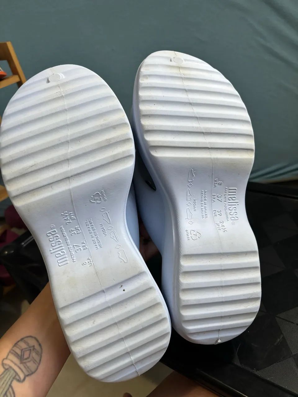 Melissa Free Cross plataforma nº 37 original - Foto 4
