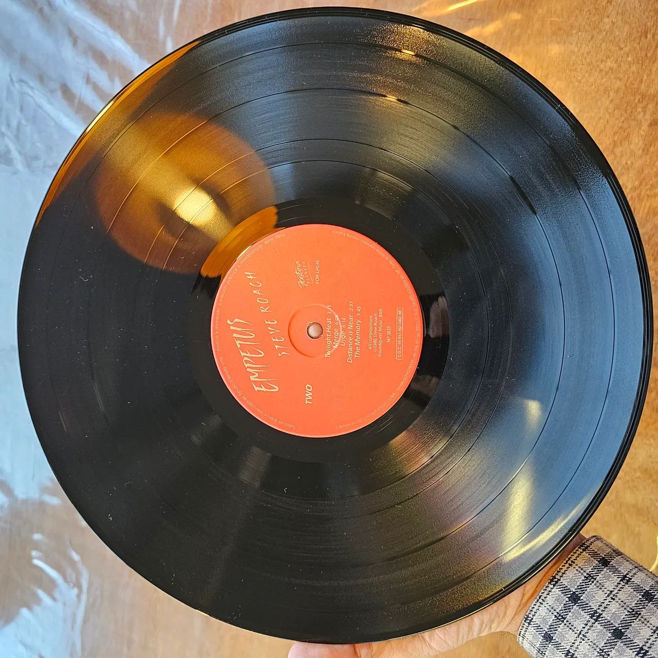Disco de vinil Empetus - Steve Roach,1986 - Foto 4