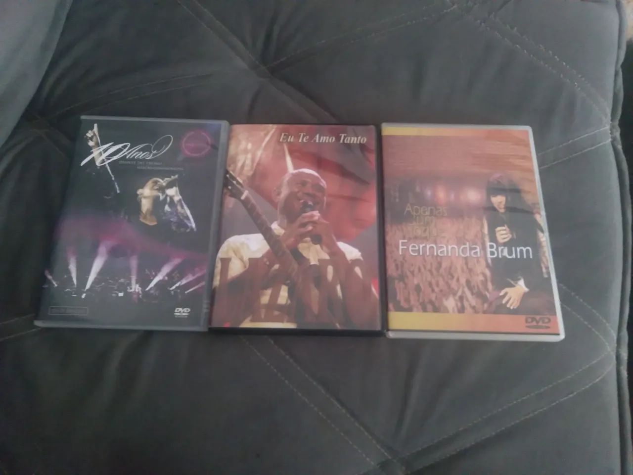 DVDs Shows Fernanda Brum, Lázaro e Diante do Trono.