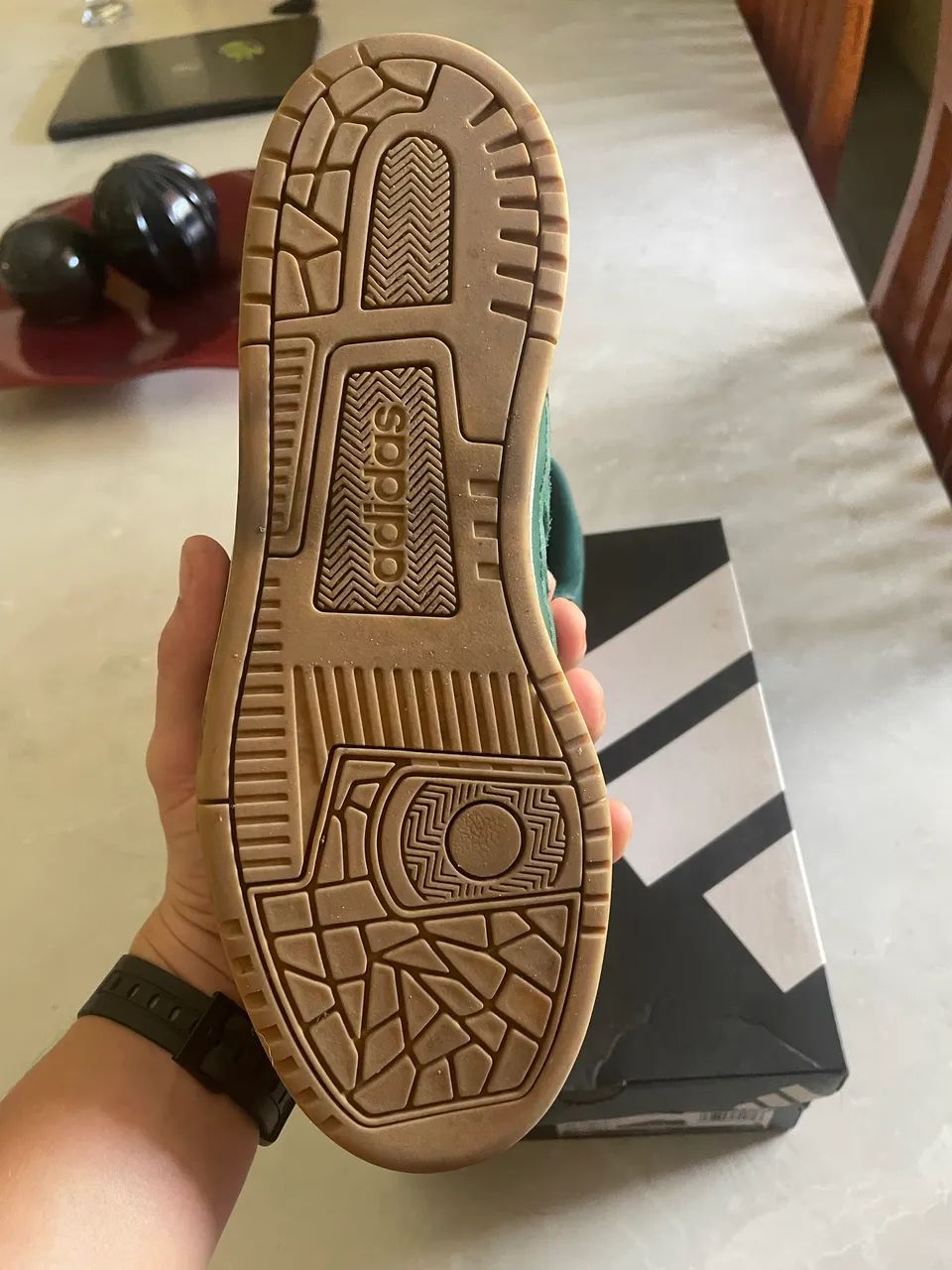 Tênis adidas break star verde - novíssimo  - Foto 4