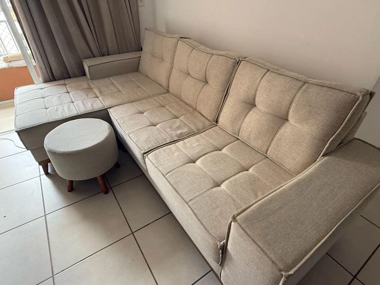 Sofá com chaise - Foto 5