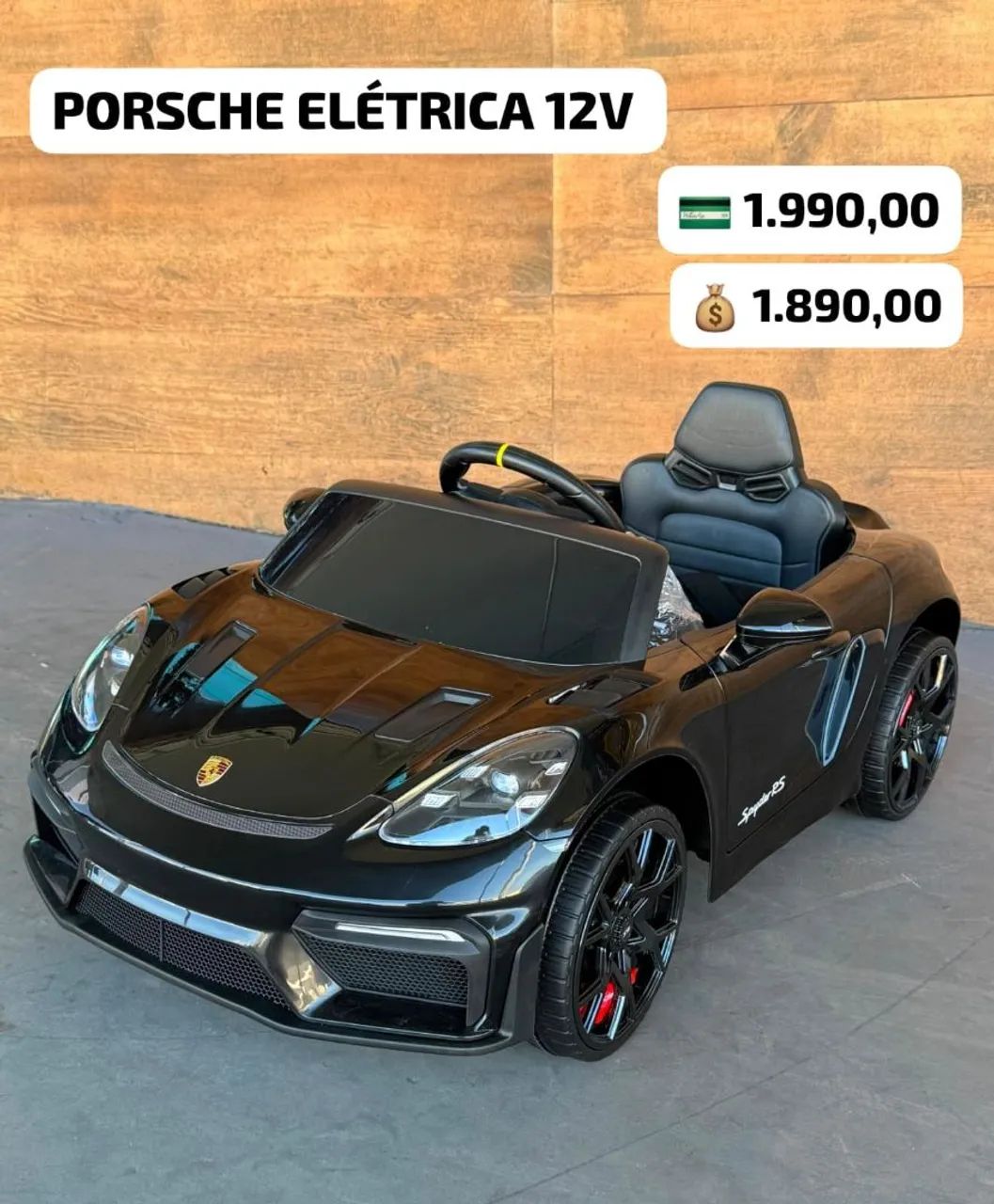 Carrinho elétrico 12v com músicas  - Foto 4