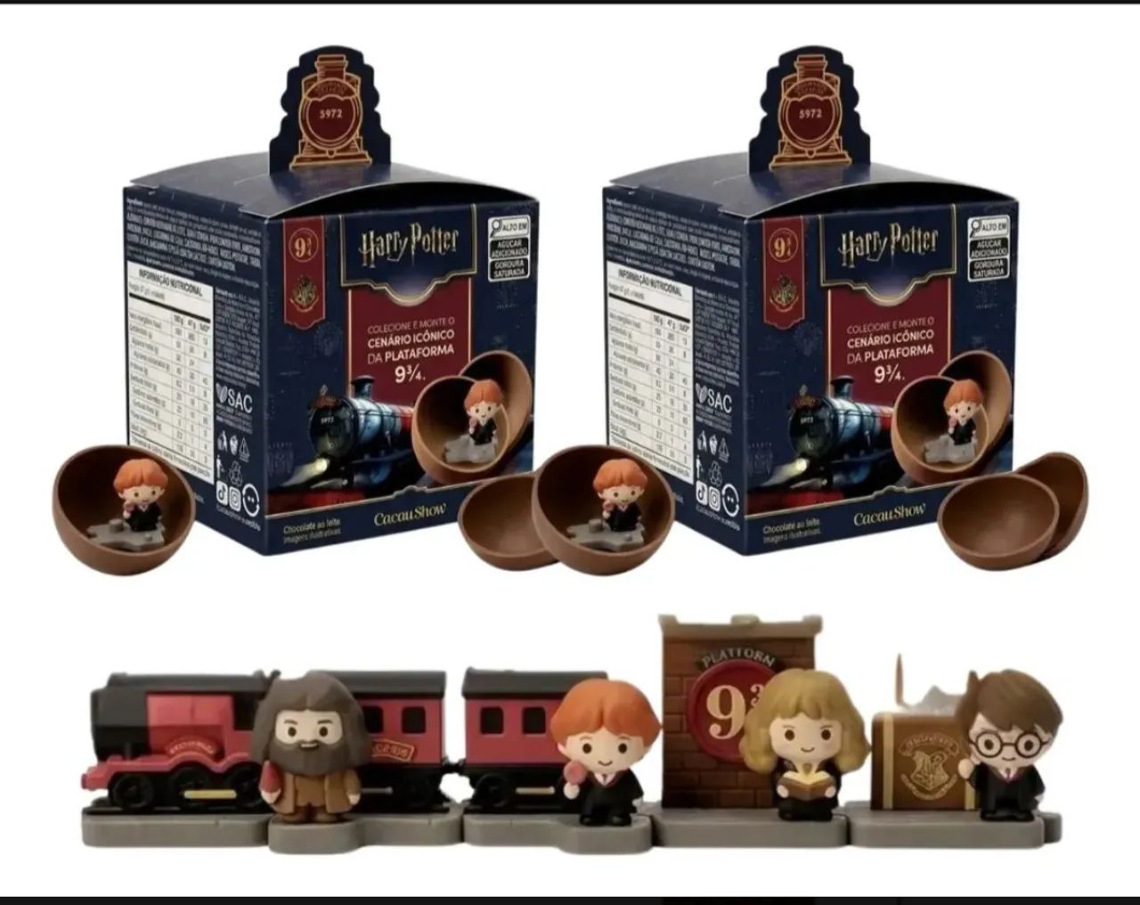 Cacau Show Harry Potter mini bonecos e plataforma