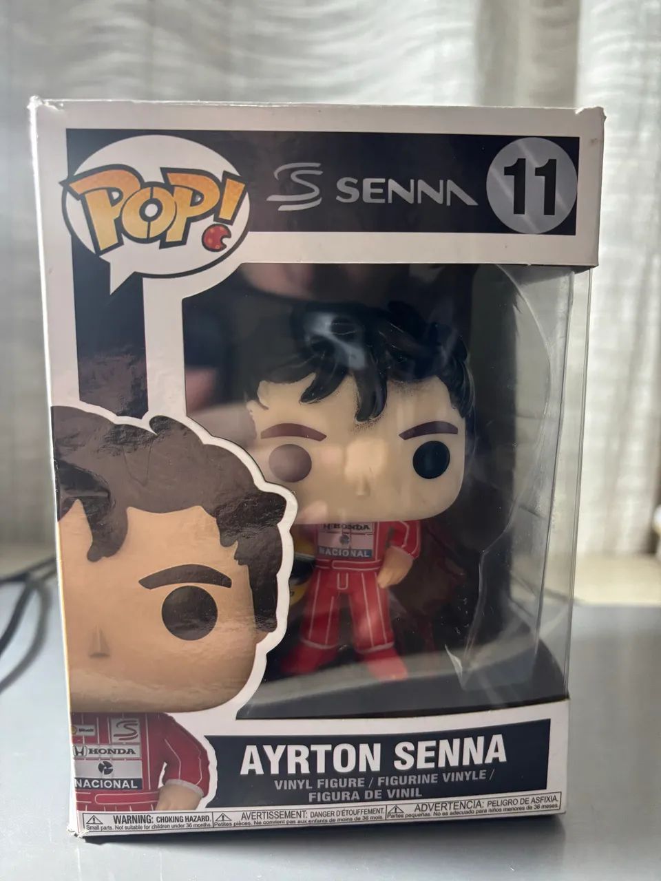Funko POP Ayrton Senna com caixa (Não original) 