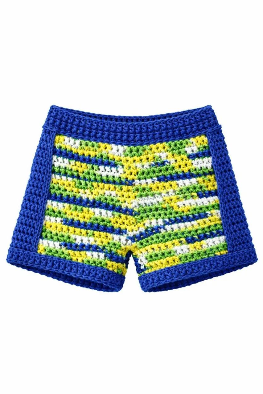 Short de crochê copa