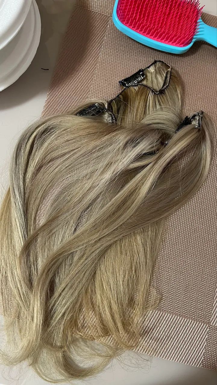 Mega Hair Loiro 2 Telas