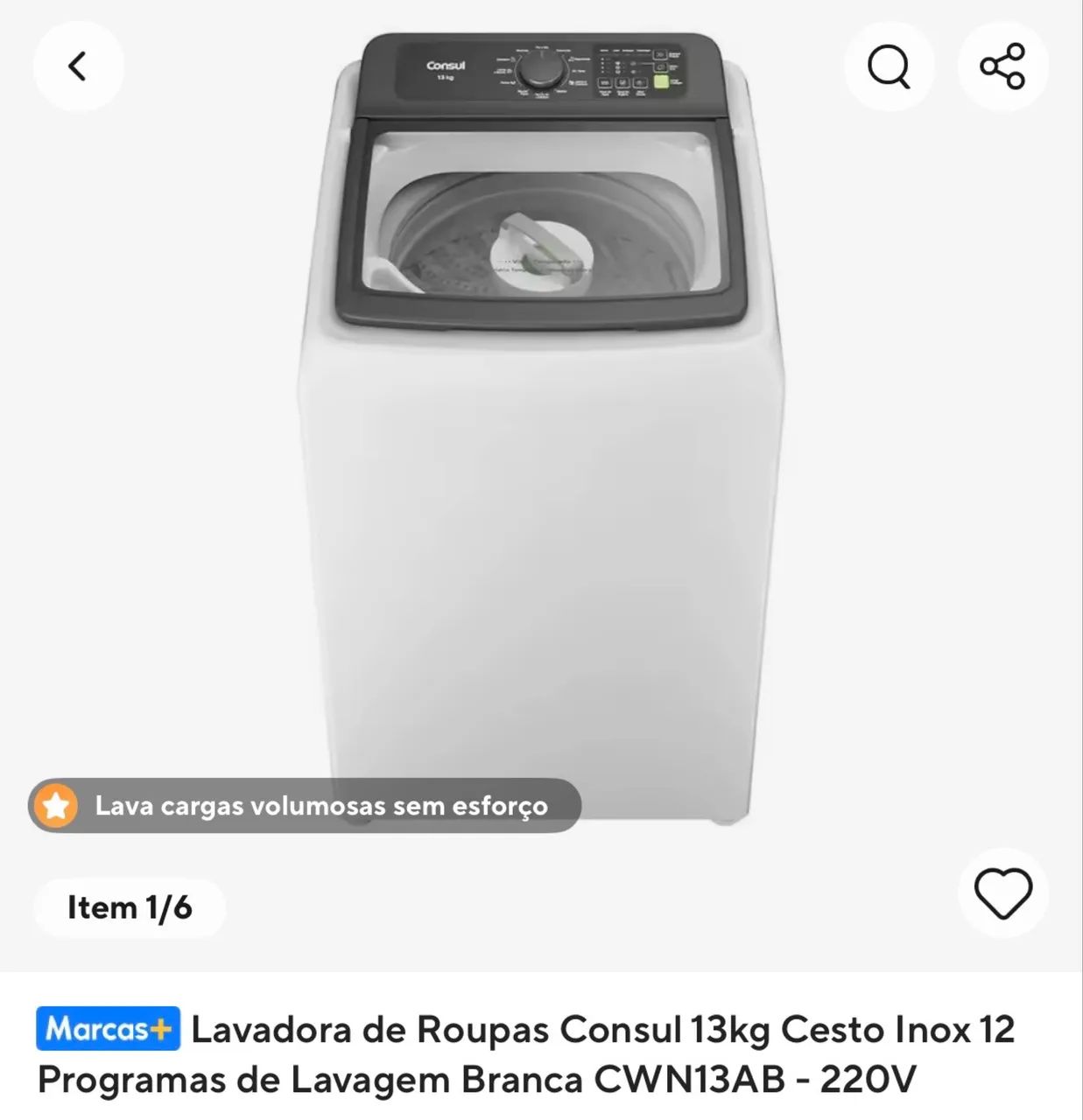 Máquina de lavar e secar