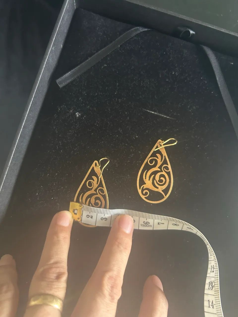Brincos ouro 18k 750 - Foto 3
