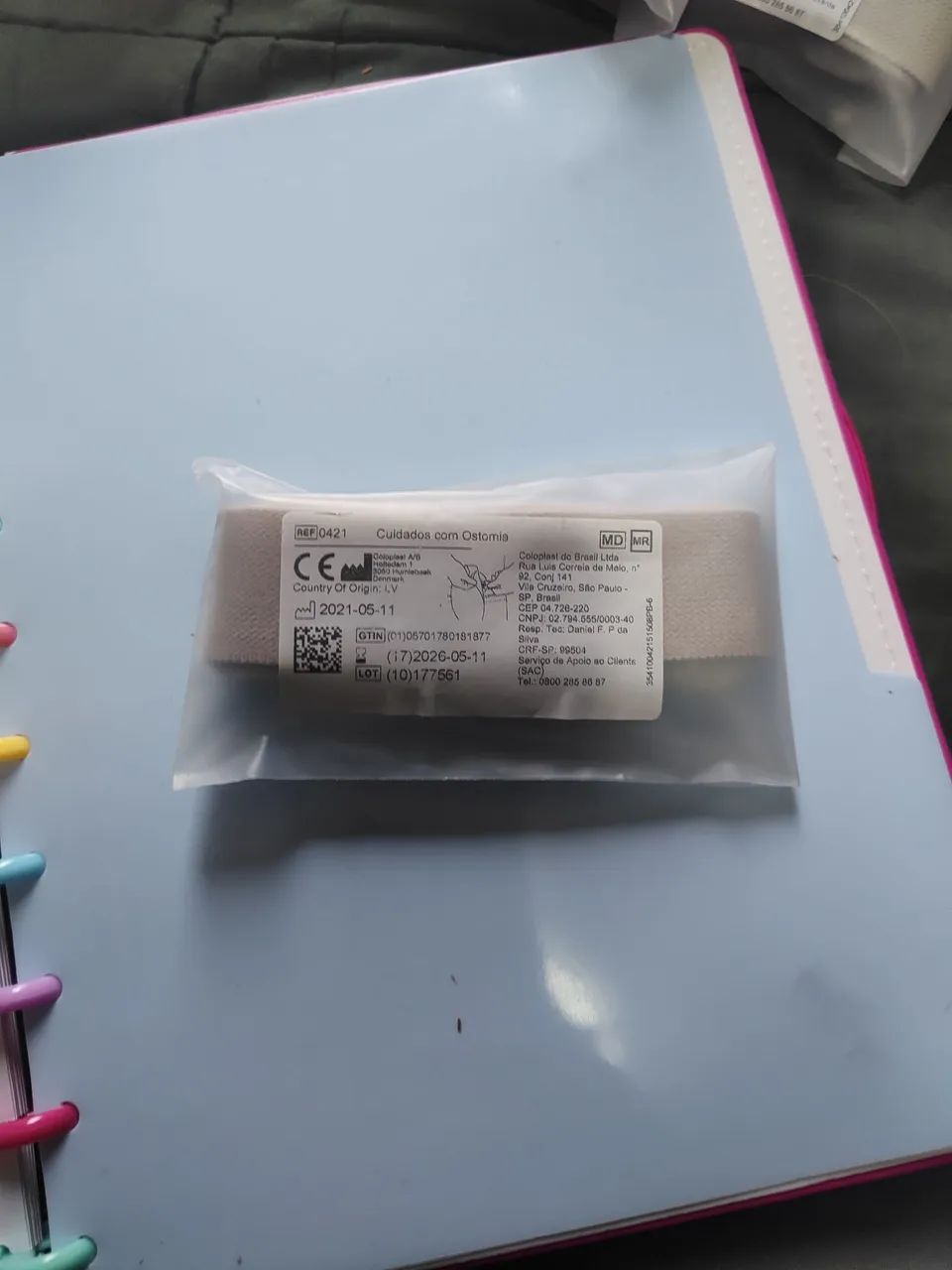 Cinto para suporte de bolsa ostomia  - Foto 2
