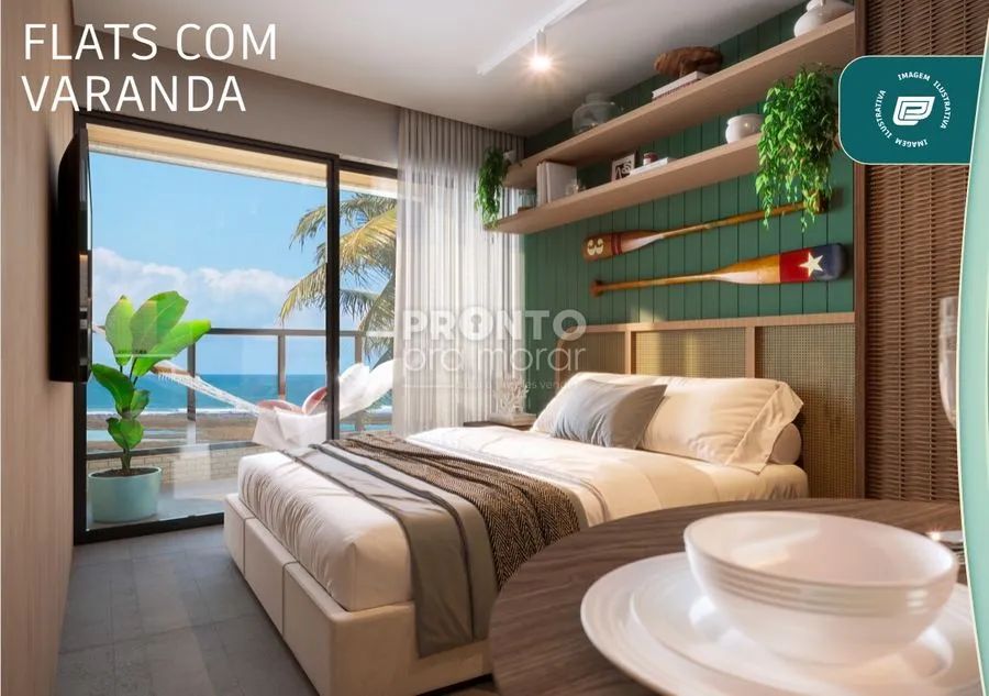 Flat com 1 quarto em Porto de Galinhas - Foto 3